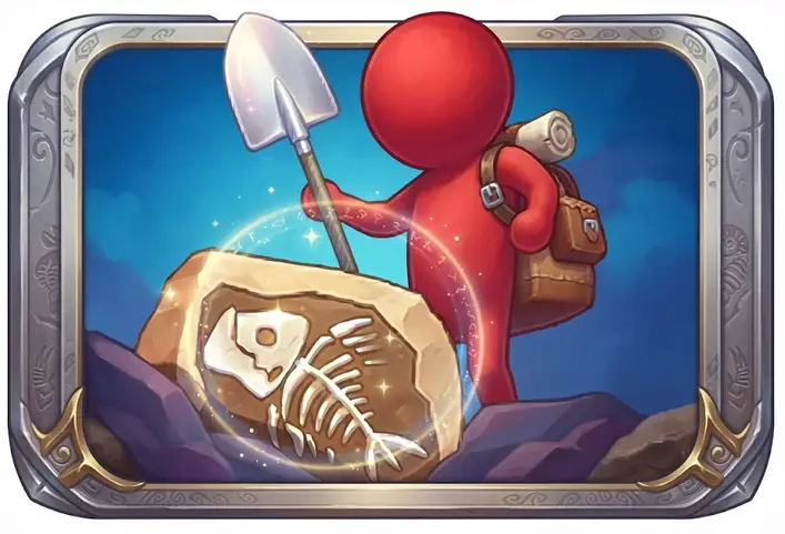 Stickman Dig Master: Dinosaur Fossil Adventure